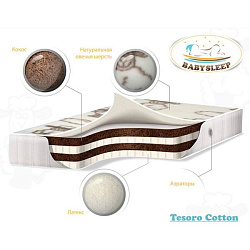 Детский матрас класса Премиум BabySleep Tesoro Cotton
