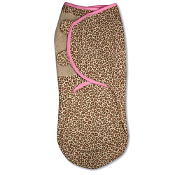 72115 Конверт для пеленания новорожденных из хлопка SwaddleMe Animal Print размер S/M