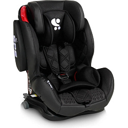Детское автокресло Lorelli Titan SPS Isofix из чёрной кожи
