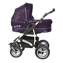 Детская коляска Danny Sport 3 в 1 Prestige Secret Garden из эко-кожи