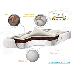 Детский матрас класса Премиум BabySleep Amarena Cotton