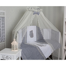 Комплект в кроватку GulSara 6 пр., бязь (арт 46)