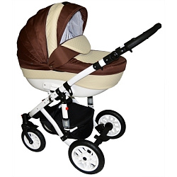 Детская коляска Gusio Florencja New 3 в 1, с переноской