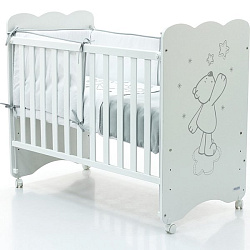 Детская кроватка Micuna Promo Oso Polar + покрывало + бортики + матрас СН-620