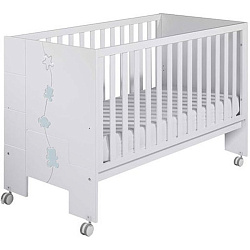 Детская кроватка Micuna Juliette Relax Luxe BIG с кристаллами Swarovski 140 х 70 см