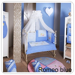 Комплект постельного белья Feretti Romeo blue 3 предмета