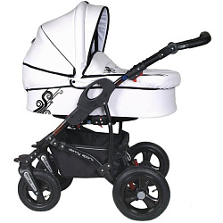 Детская коляска Danny Sport 3 в 1 Prestige Leather из эко-кожи