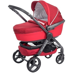 Детская коляска Chicco Stylego 2 в 1, ткань+эко-кожа