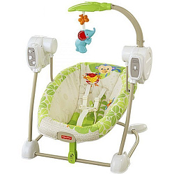 FP BGM57 Компактные качели Fisher Price Друзья из Тропического Леса