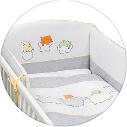 Постельное бельё Ceba Baby с вышивкой, 3 предмета