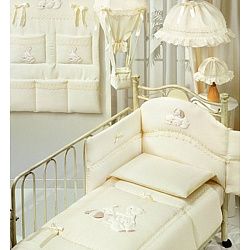 Постельное белье в кроватку Italbaby Cuccioli, 5 предметов
