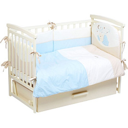 Комплект в детскую кроватку Putti Starry Night, 8 предметов