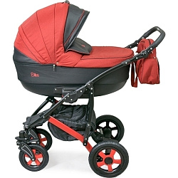 Детская коляска Caretto Bliss F 3 в 1, ткань+ эко-кожа