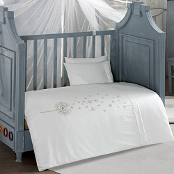 Комплект постельного белья Kidboo Blossom Saten Vanilla 6 предметов