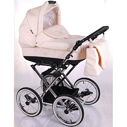 Детская коляска Lonex Julia Ecco 3 в 1, эко-кожа