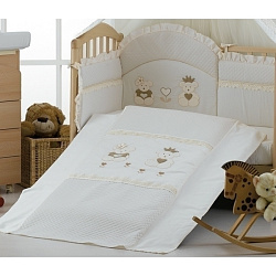 Постельный комплект в кроватку Roman Baby Real Bears, 3 предмета