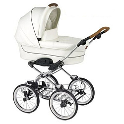 Детская коляска Navington Caravel Royal Collection 2 в 1, эко-кожа