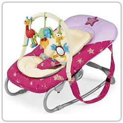 CHICCO шезлонг с игрушкой RELAX & PLAY STARLETTE