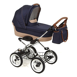 Детская коляска Navington Caravel 2 в 1, диаметр колёс 12" 30см