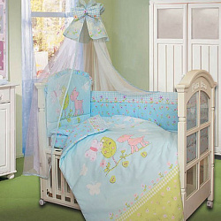 Комплект в кроватку Золотой Гусь Little Friend  7 предметов 60х120 см