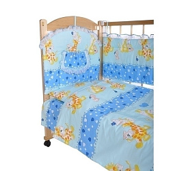 Комплект в кроватку GulSara 6 пр., бязь (арт 52)