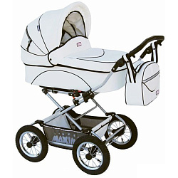 Детская коляска Stroller Maxima Elite Leather 3 в 1 Строллер Максима Элит