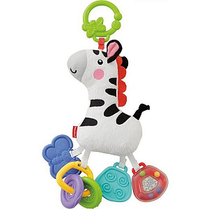 Мягкая погремушка-прорезыватель Fisher Price Зебра