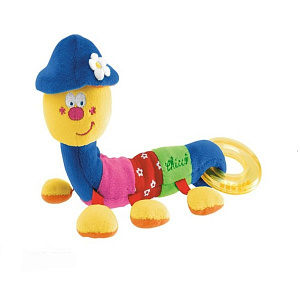 65472 Игрушка развивающая Chicco Гусеница мягкая