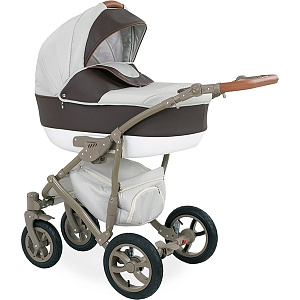 Детская коляска Caretto Caprise F 3 в 1, ткань+эко-кожа