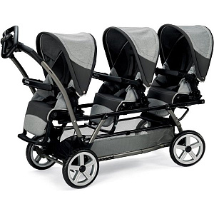 Детская прогулочная коляска для тройни Peg-Perego Triplette Pop-Up