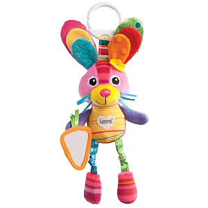 ТО27553  Мягкая погремушка-шуршалка Tomy Lamaze "Зайка Белла"