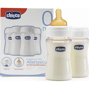 Бутылочки Chicco для хранения молока с соской 000843
