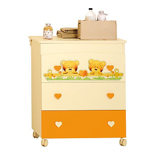 Пеленальный комод Baby Expert Cuore