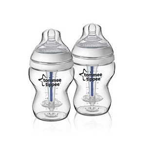 Бутылочка Tommee Tippee антиколиковая с индикатором температуры 2 шт. 260 мл