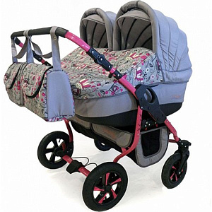 Детская коляска для двойни Polmobil Viva 2 в 1