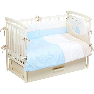 Комплект в детскую кроватку Putti Starry Night, 8 предметов