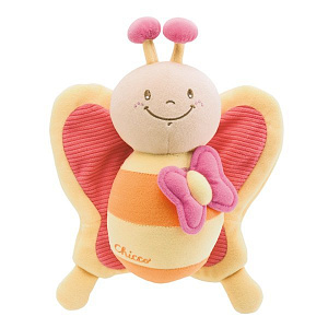 67161 Подвеска Chicco Бабочка музыкальная мягкая