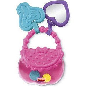 FP V6958 Погремушка Fisher Price Первая сумочка для девочки