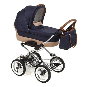 Детская коляска Navington Caravel 2 в 1, диаметр колёс 12" 30см
