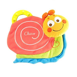 71345 Chicco Игрушка мягконабивная "Коврик игровой  с прорезывателем  "Улитка""