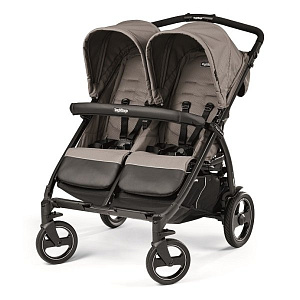 Детская прогулочная кoляcкa для двойни Peg-Perego Book For Two Classico, с рождения