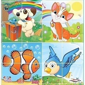 Пазлы Pilsan Animals 4 х 4, 03-196
