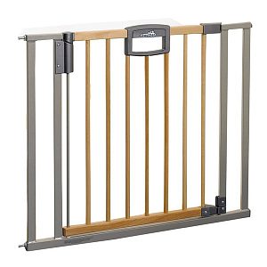 Ворота безопасности Geuther Easy Lock Wood Plus с креплением на лестницу