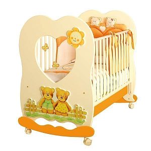 Детская кроватка Baby Expert Cuore, полозья