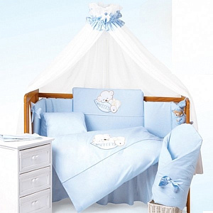 Комплект в кроватку Tuttolina Sleeping Bear (6 предметов)