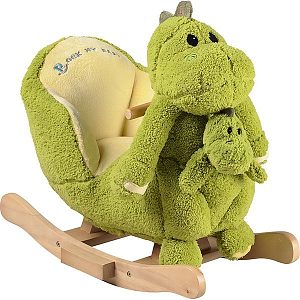 Детская качалка с куклой-малышом Rock My Baby Family Динозаврик