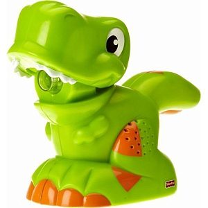 FP R8935 Фонарик со звуковыми эфектами Fisher Price Зеленый динозаврик