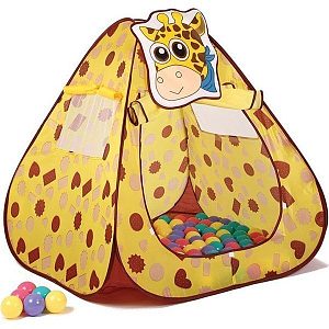 Игровой домик Ching-Ching Жираф треугольник + 100 шаров