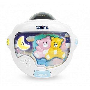 2129 Ночной светильник «Мишки друзья» с проектором Weina