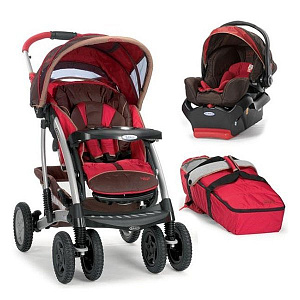 Коляска GRACO Quattro Tour Deluxe TSB 3 в 1 с автокреслом + база Isofix